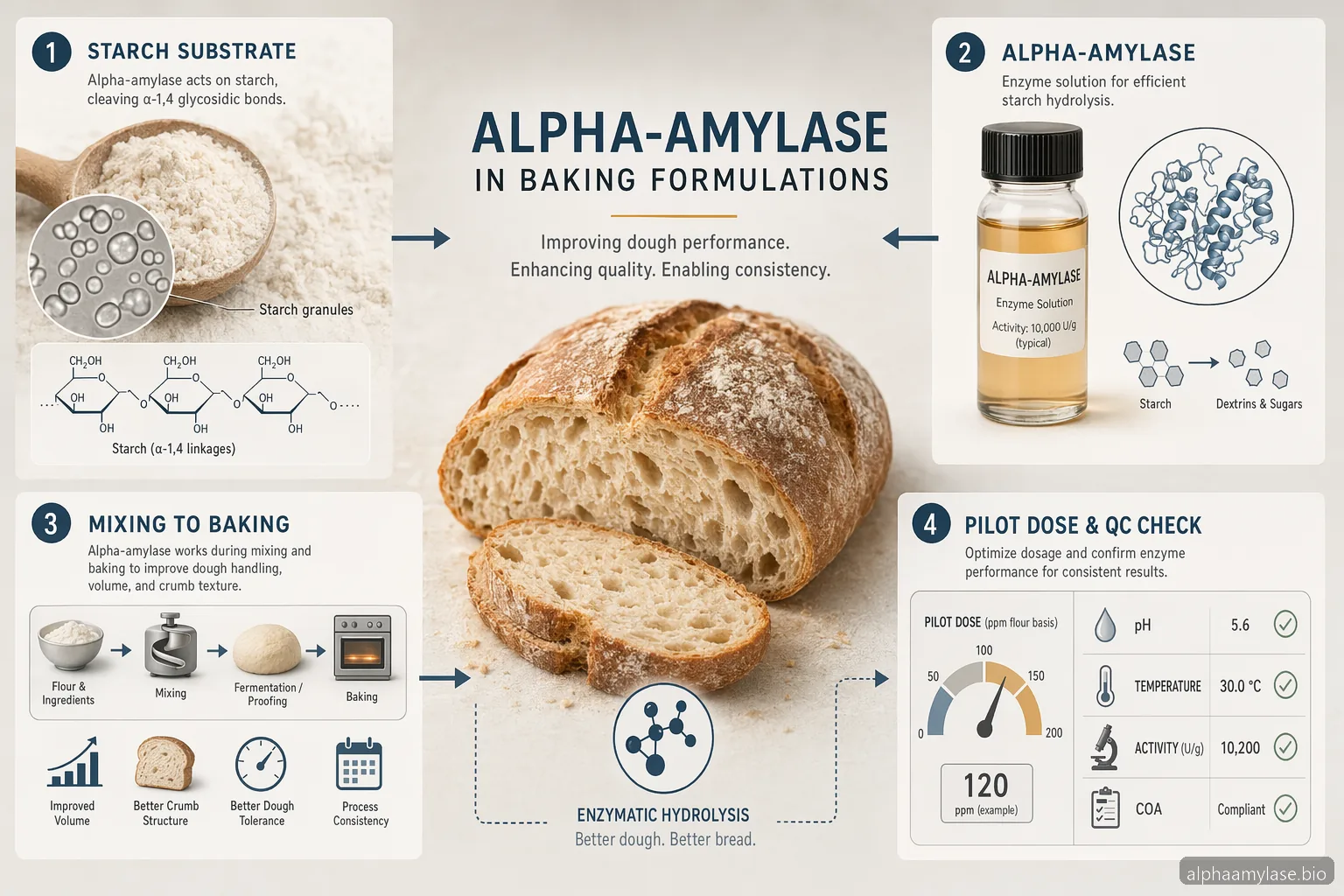 Alpha Amylase Maxilase: How to Use Alpha-Amylase in Baking Formulations — at-a-glance summary